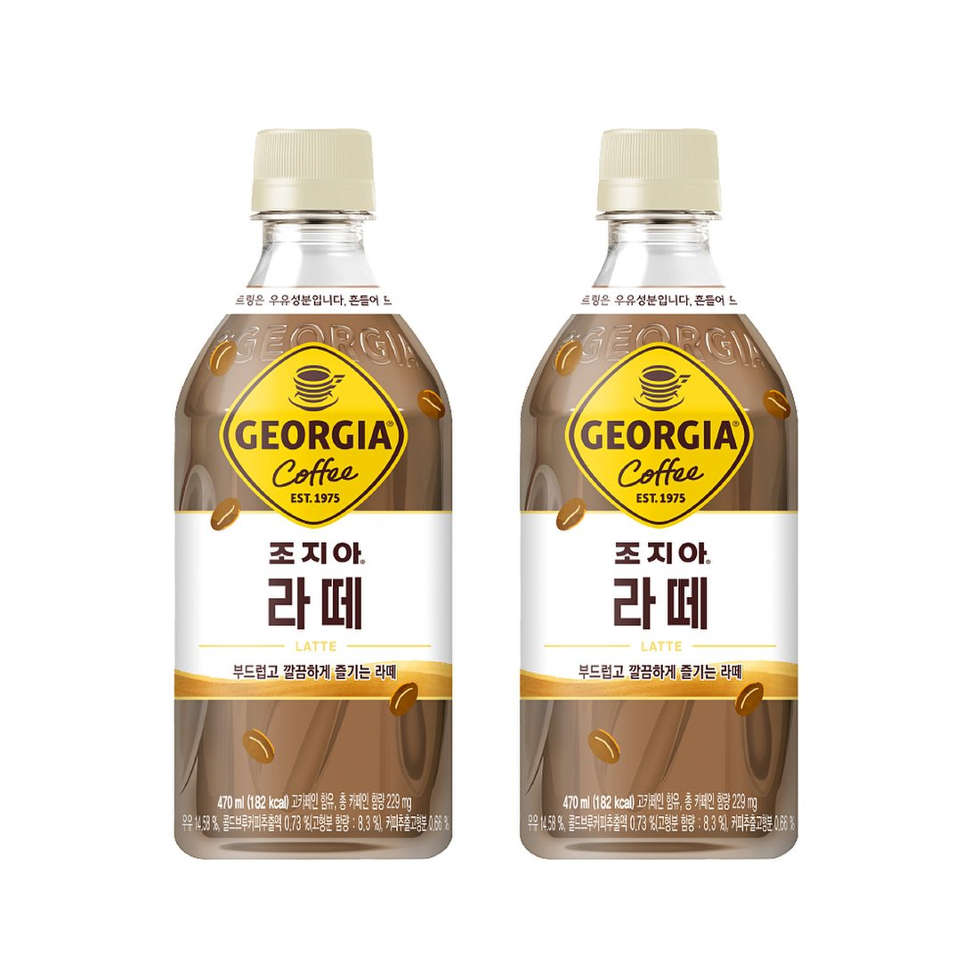 조지아 블랙 스위트블랙 라떼 저칼로리라떼 470ml 각6개 총24개 커피음료 편의점커피 - 상세 이미지 4