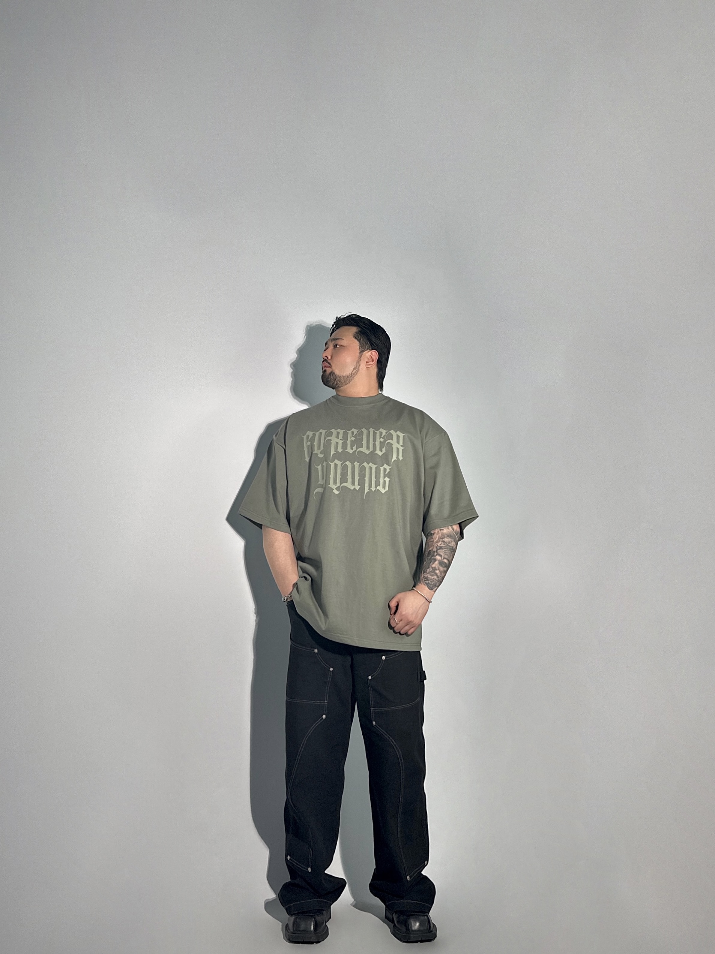 aor. X G FOREVER YOUNG 반팔티 3COLOR 빅사이즈 상의 오버핏 에이오알닷 이미지 8