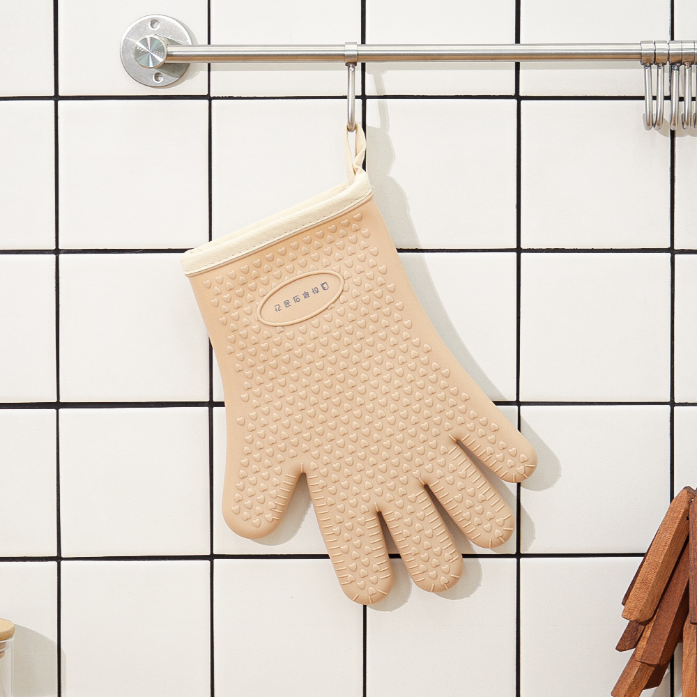 하루의공간 실리콘 오븐 냄비 주방 장갑 2p