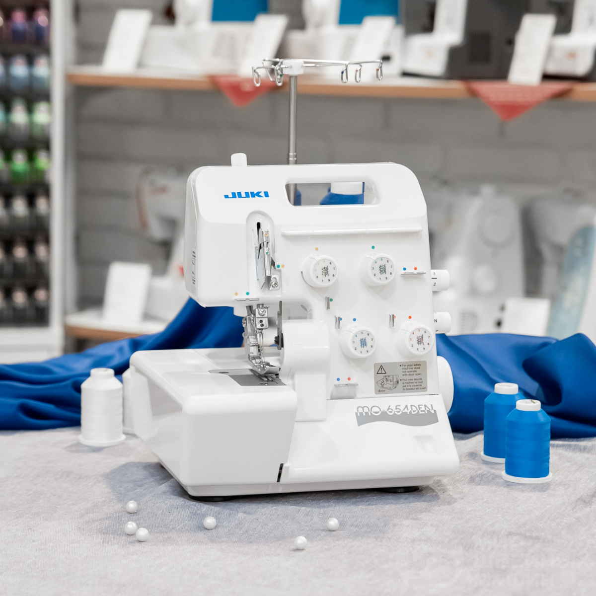 주키 공식판매점 JUKI MO-654DEN 하이엔드 오버록 미싱 / 풀패키지 증정