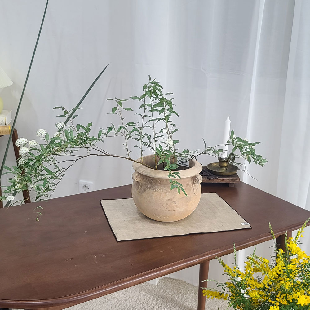 테라원 빈티지 아쿠아 토분 HN30404 18x19cm 고리단지 - 상세 이미지 4