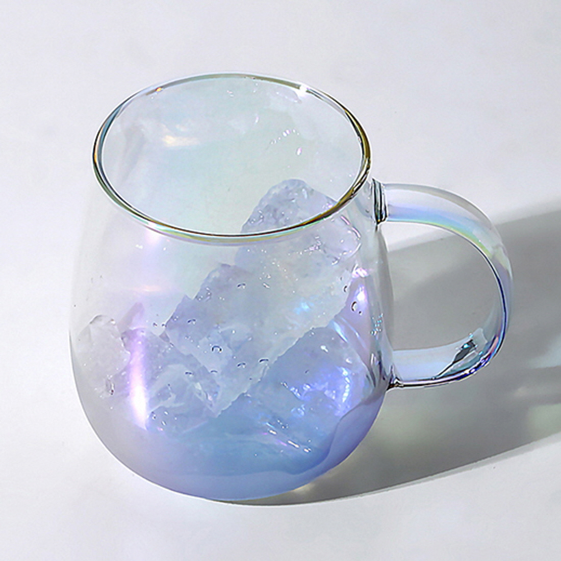 오로라 플랫화이트잔 아인슈페너 아이스아메리카노잔 작은맥주잔 450ml