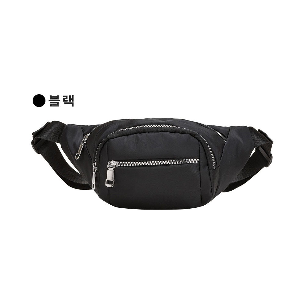 등산 산행 허리가방 둘레길 트레킹 힙색 웨이스트백 배낭 보조가방 방수 스포츠 크로스백 - 상세 이미지 2
