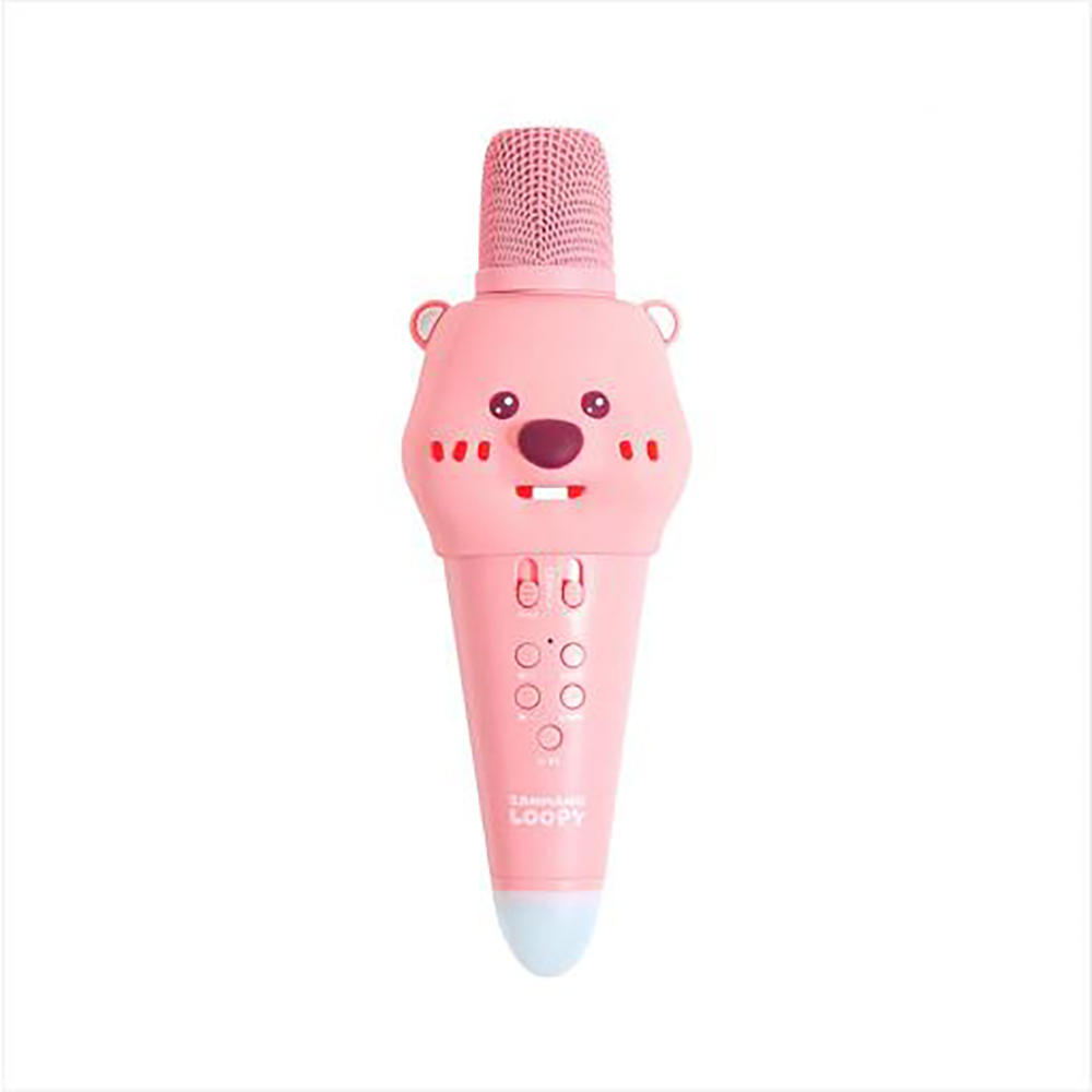 잔망루피 무선 마이크 스피커 가정용 차량용 휴대용 미니 노래방 블루투스 마이크 - 상세 이미지 4