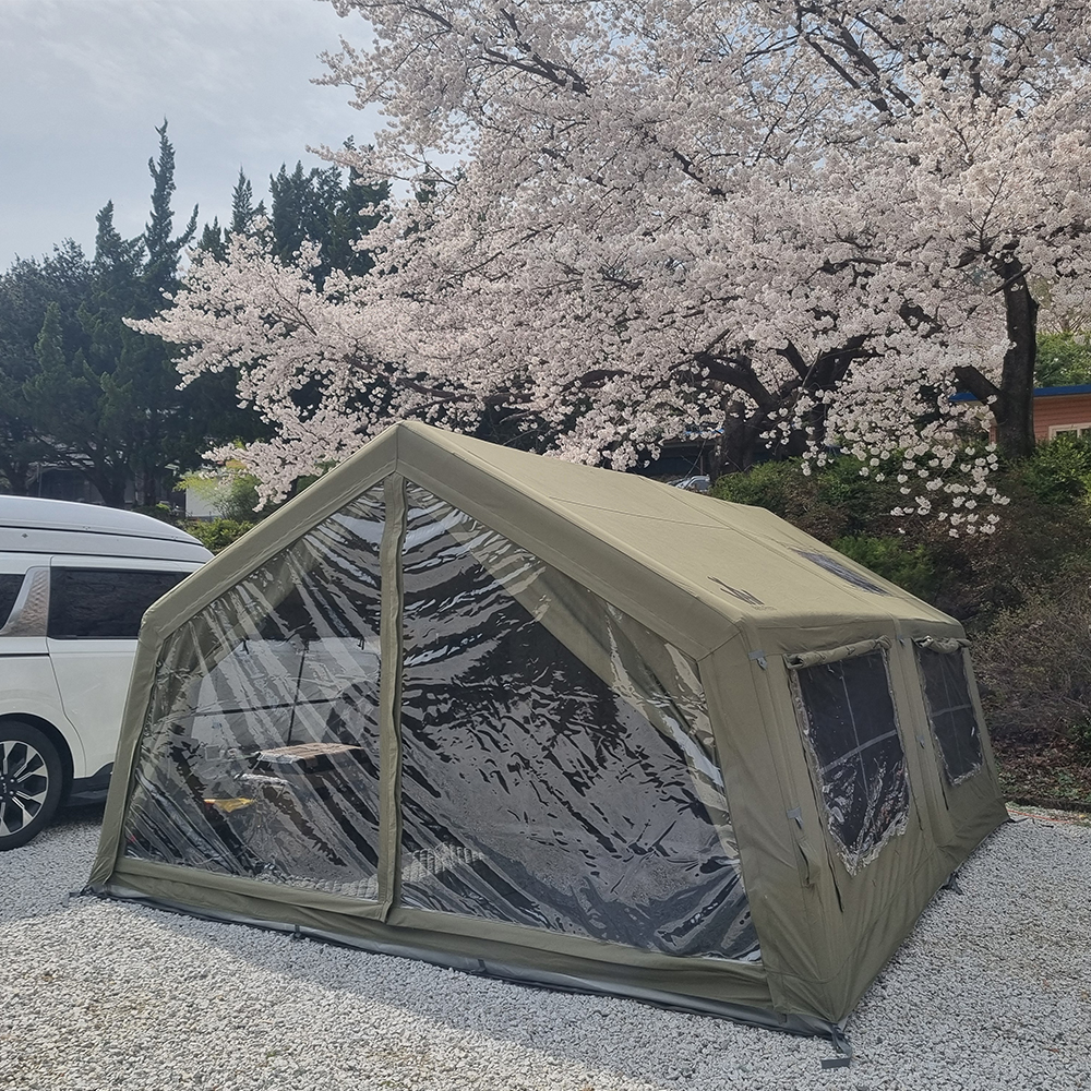 마추픽추 에어텐트 전면 우레탄 창 커튼 에어오션 에어레이크 이미지 6