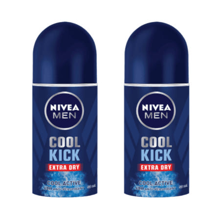땀냄새제거 데오드란트 롤온 니베아 쿨킥포맨 50ml 2개