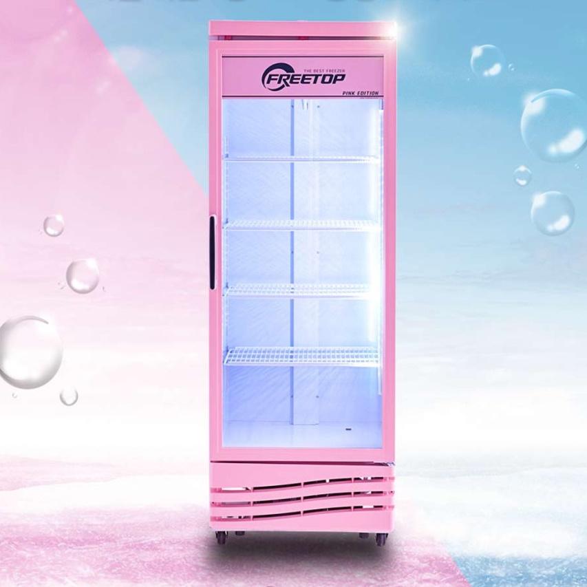 카페 음료쇼케이스 약국 냉장쇼케이스 유리문냉장고 430L