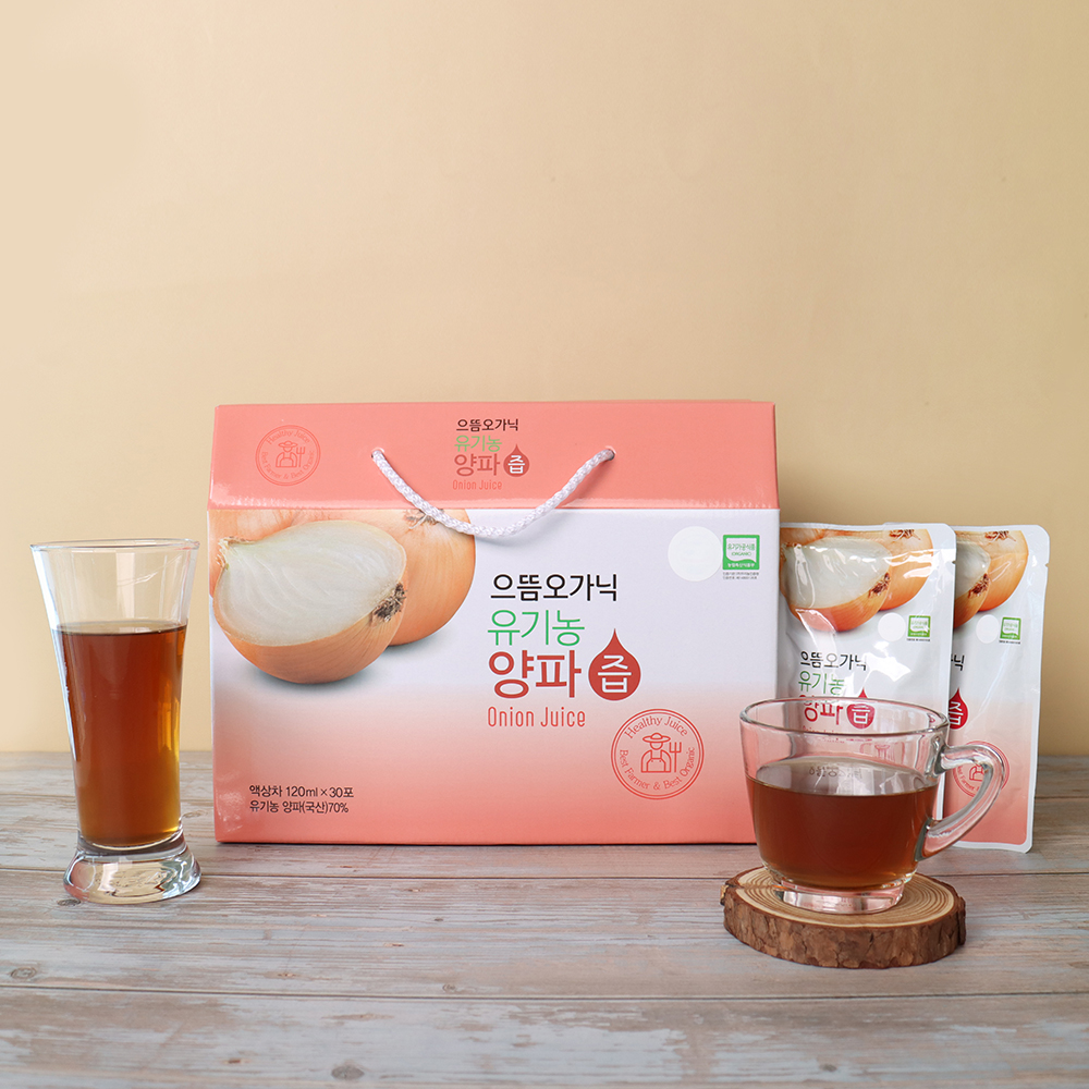 (오가닉) 유기농 양파즙 120ml 30포 건강주스 - 메인 이미지