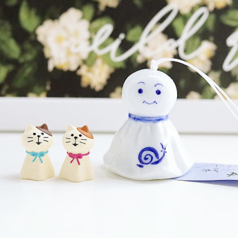 일본 도자기 테루테루보즈 후우링 일본풍경 인테리어소품 도어벨 윈드차임