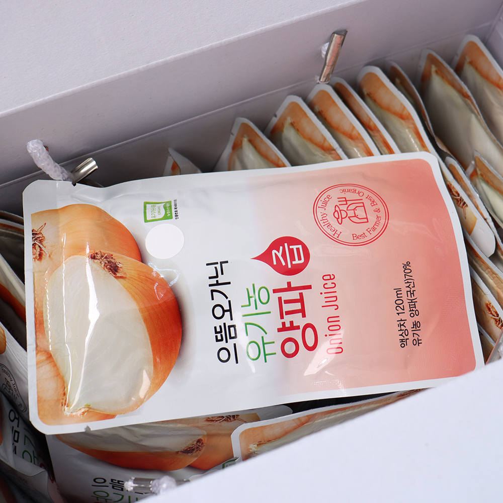 (오가닉) 유기농 양파즙 120ml 30포 건강주스 이미지 7