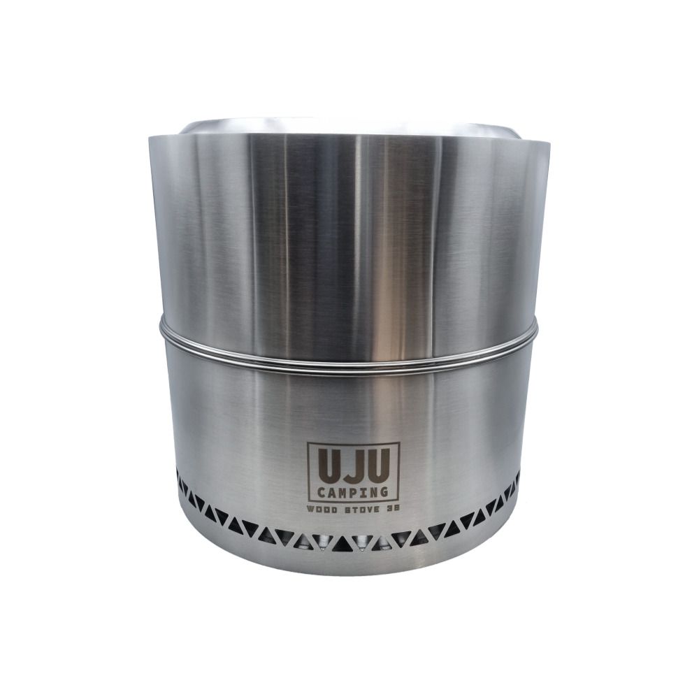 우주캠핑 우드스토브 36 이중연소 화로대 캠핑 불멍 대형 화로