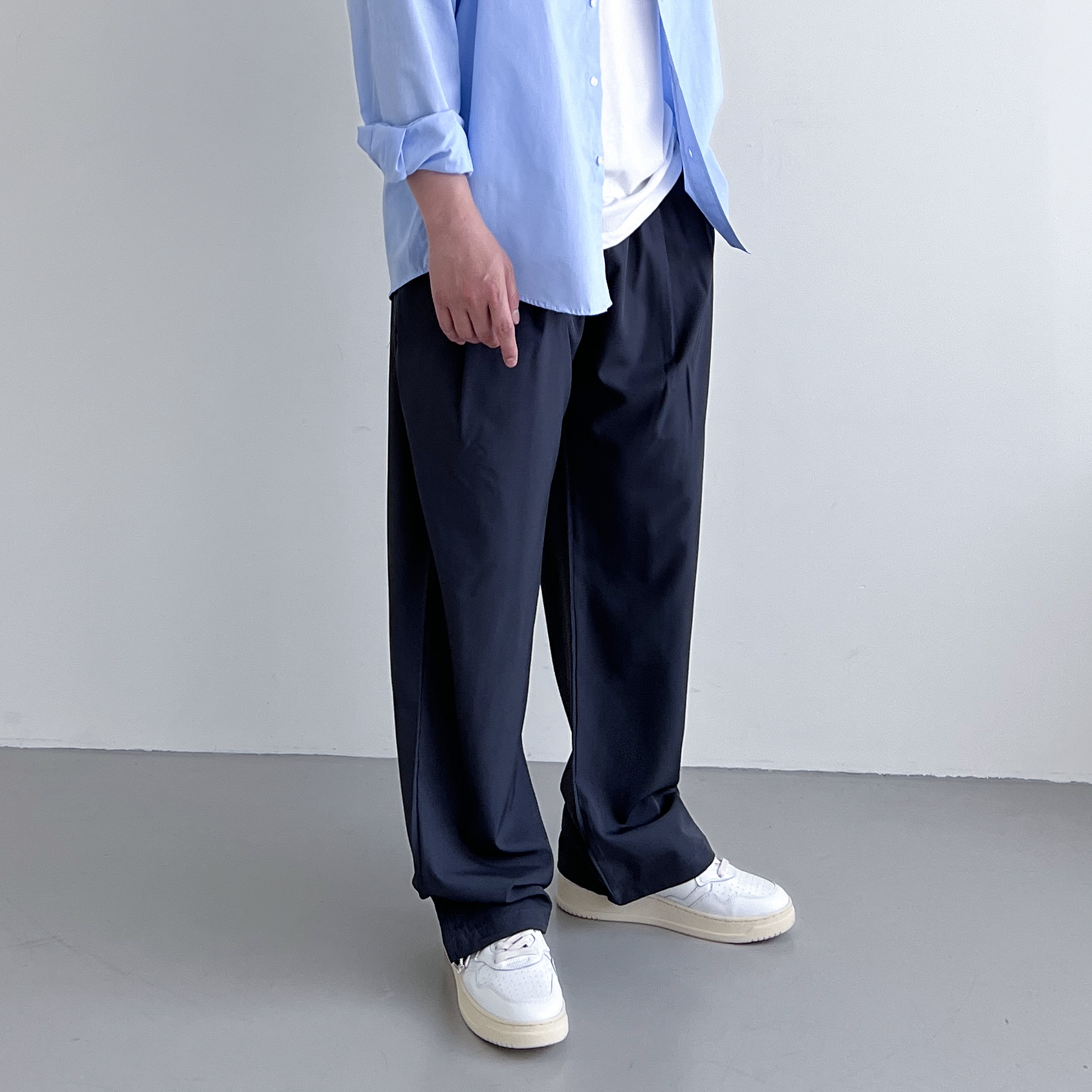 남자여름슬랙스 남성냉장고바지 쿨슬랙스 벌룬팬츠 - 상세 이미지 2