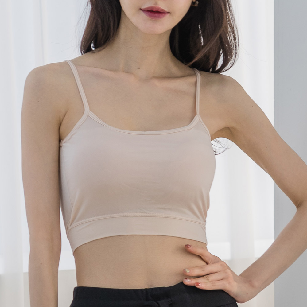 에이원 여성용 캡내장 인견 끈 요가 스포츠브라 11151 - 상세 이미지 2