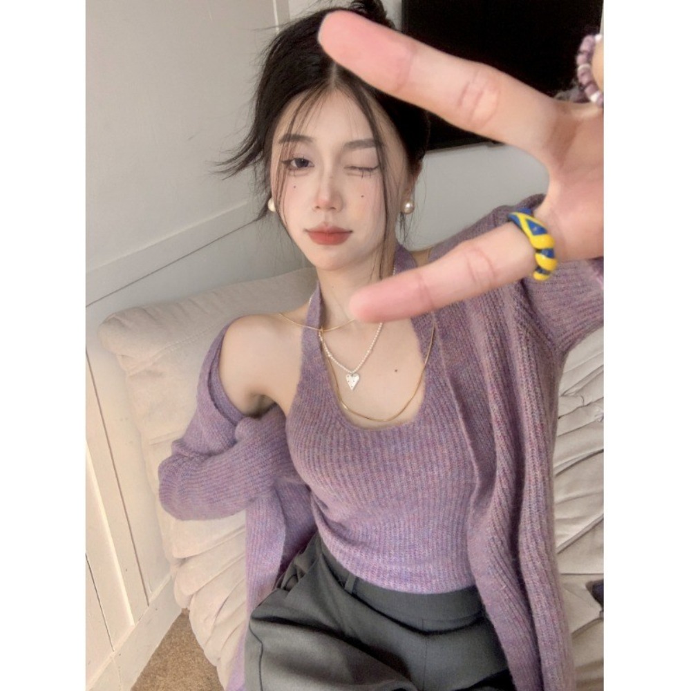 나는솔로 144화 19기 영숙 나시 가디건 페미닌 y2k 옷 패션 의상 닭강정 김유정 - 상세 이미지 2