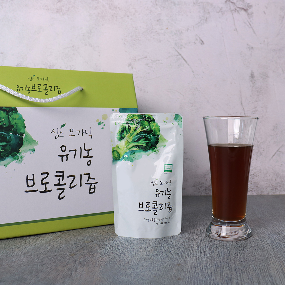 (심스오가닉) 유기농 브로콜리즙 100ml 100포 채소주스 - 상세 이미지 5