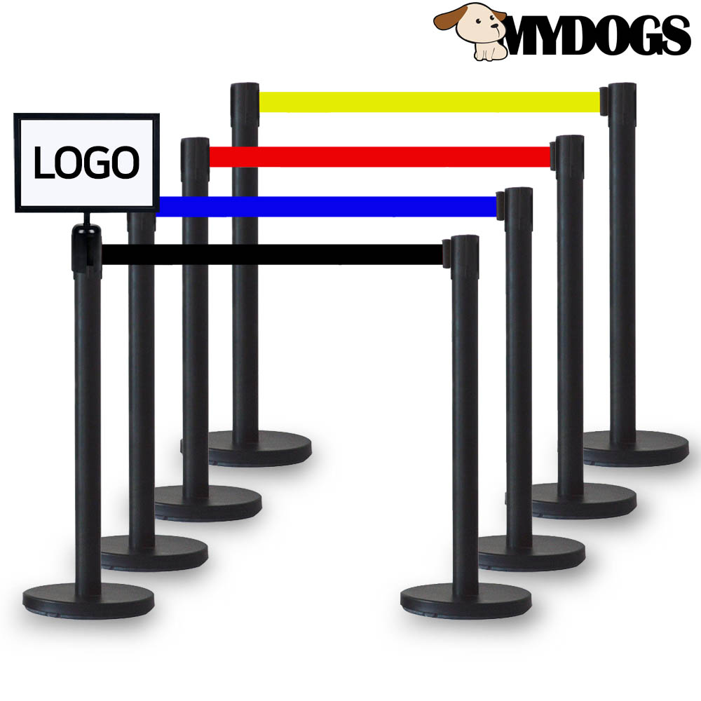 블랙 벨트 차단봉 2m 인쇄 자동 안전 가이드라인 바리게이트 바리케이트 통제선 SC022 제품 이미지