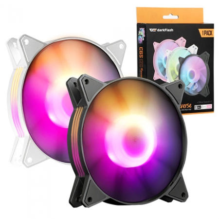 darkFlash C6S 120 RGB Reverse (블랙)