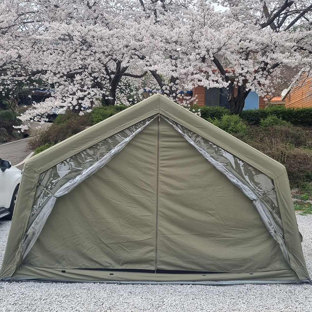 마추픽추 에어텐트 전면 우레탄 창 커튼 에어오션 에어레이크 - 상세 이미지 3