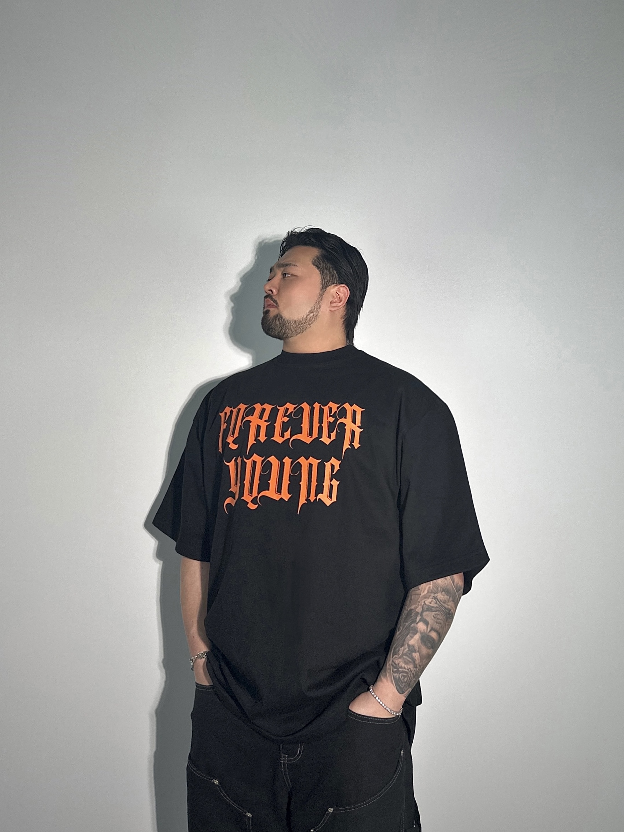 aor. X G FOREVER YOUNG 반팔티 3COLOR 빅사이즈 상의 오버핏 에이오알닷 이미지 7
