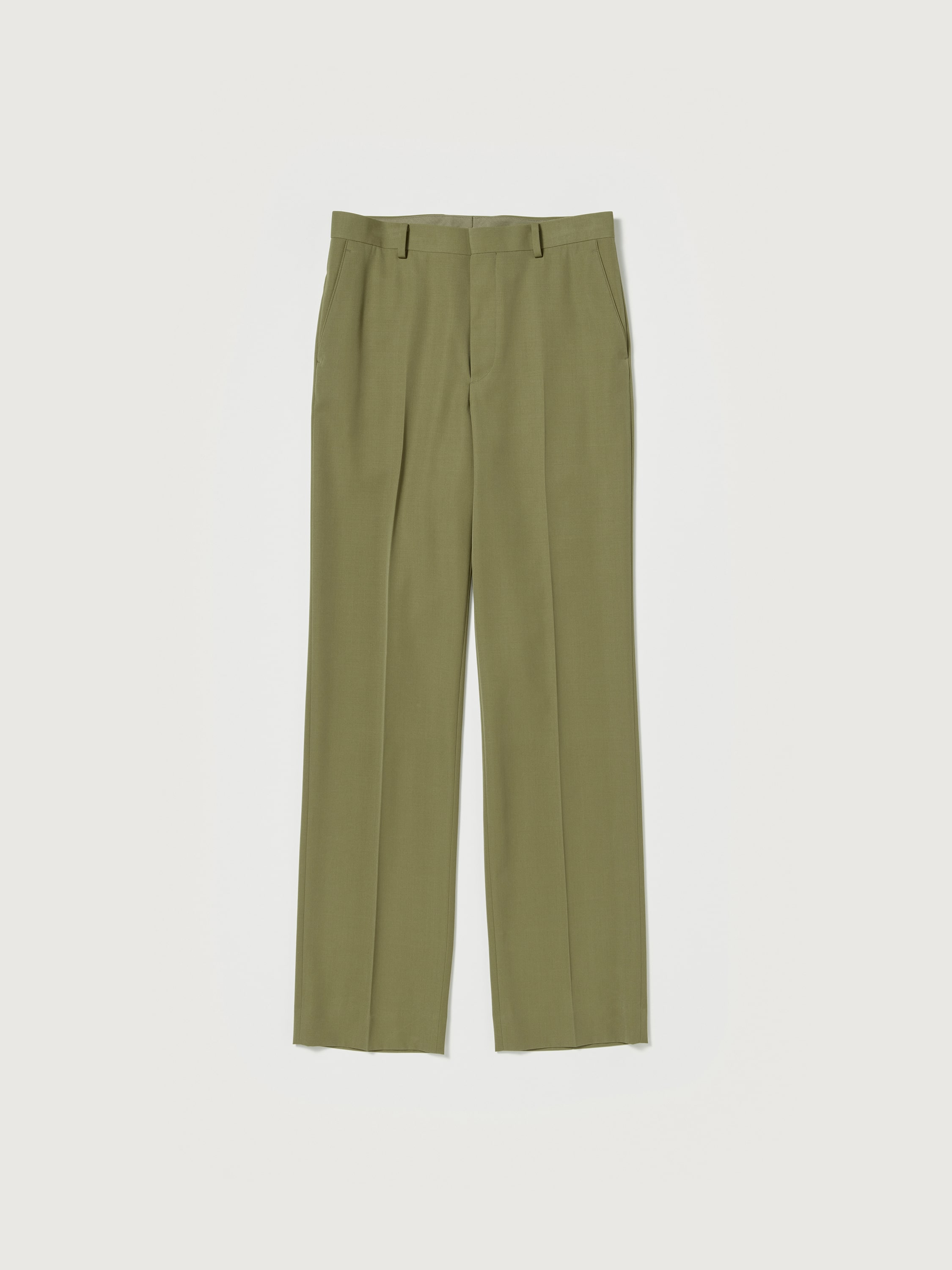 오라리 AURALEE 슬랙스 라이트울 MAX GABARDINE 카키 24SS - 메인 이미지