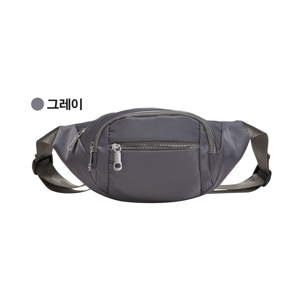 등산 산행 허리가방 둘레길 트레킹 힙색 웨이스트백 배낭 보조가방 방수 스포츠 크로스백 - 상세 이미지 3