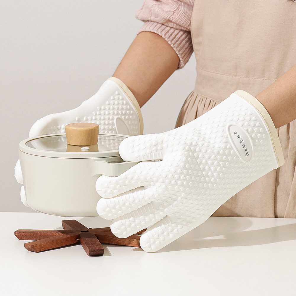 하루의공간 실리콘 오븐 냄비 주방 장갑 2p