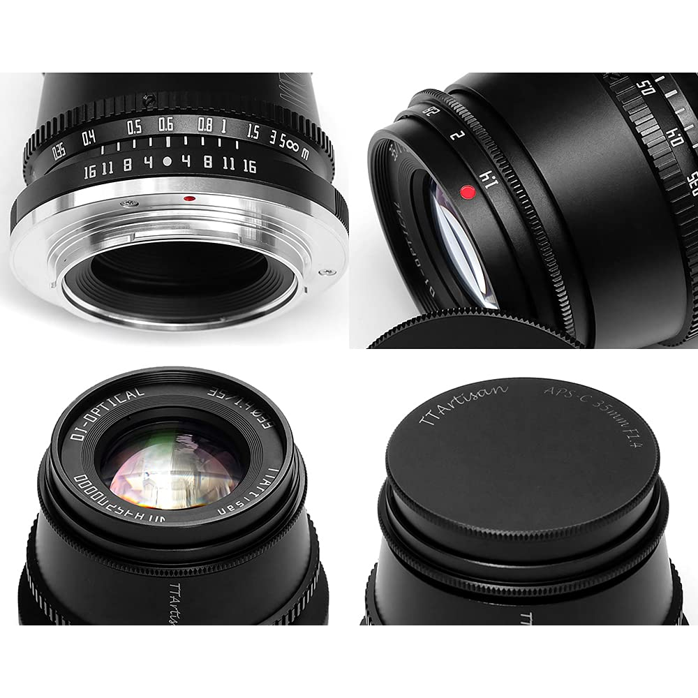 티티아티산 35mm F1.4 APS-C 렌즈 니콘 Z 마운트 블랙 - 상세 이미지 3