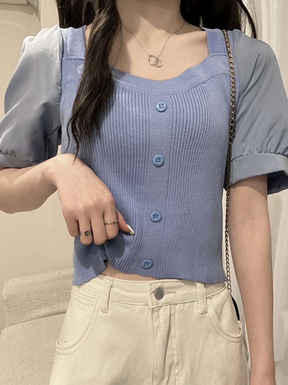 한블리 74회 안나경아나운서 블라우스 러블리 귀여운 옷 패션 의상 세번째 결혼 윤해영 - 상세 이미지 4
