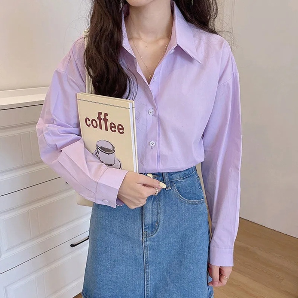 벌거벗은세계사 146회 강소라 셔츠 캐주얼 청순한 옷 패션 의상 피도 눈물도 없이 하연주 - 상세 이미지 3