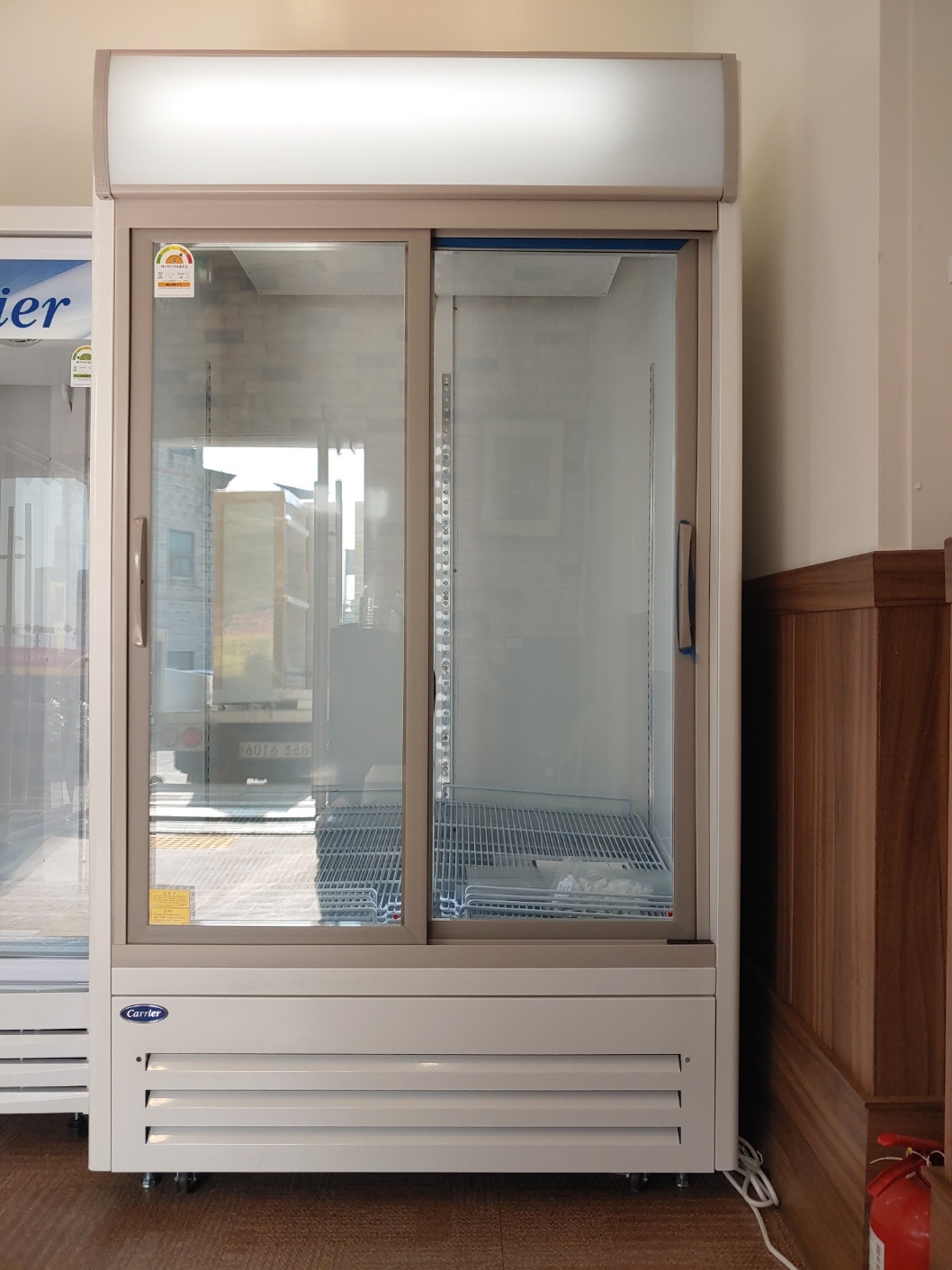캐리어 음료수 냉장고 투도어 쇼케이스 CSR-1200RD 주류 밀키트 업소용 음료 이미지 7