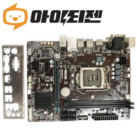 기가바이트 GA-H110M-S2H 인텔 H110 6세대 7세대 기가바이트 1151 메인보드