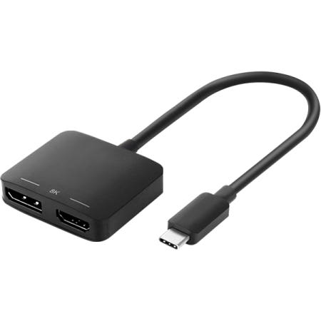 강원전자 NETmate NM-CTH02 Type C to HDMI + DP 컨버터 (MST 지원)