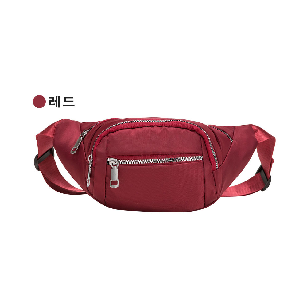 등산 산행 허리가방 둘레길 트레킹 힙색 웨이스트백 배낭 보조가방 방수 스포츠 크로스백 - 상세 이미지 5