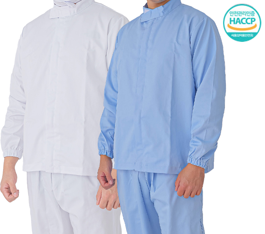 HACCP 위생복 해썹 조리복 식품 위생복 공장 - 상세 이미지 5