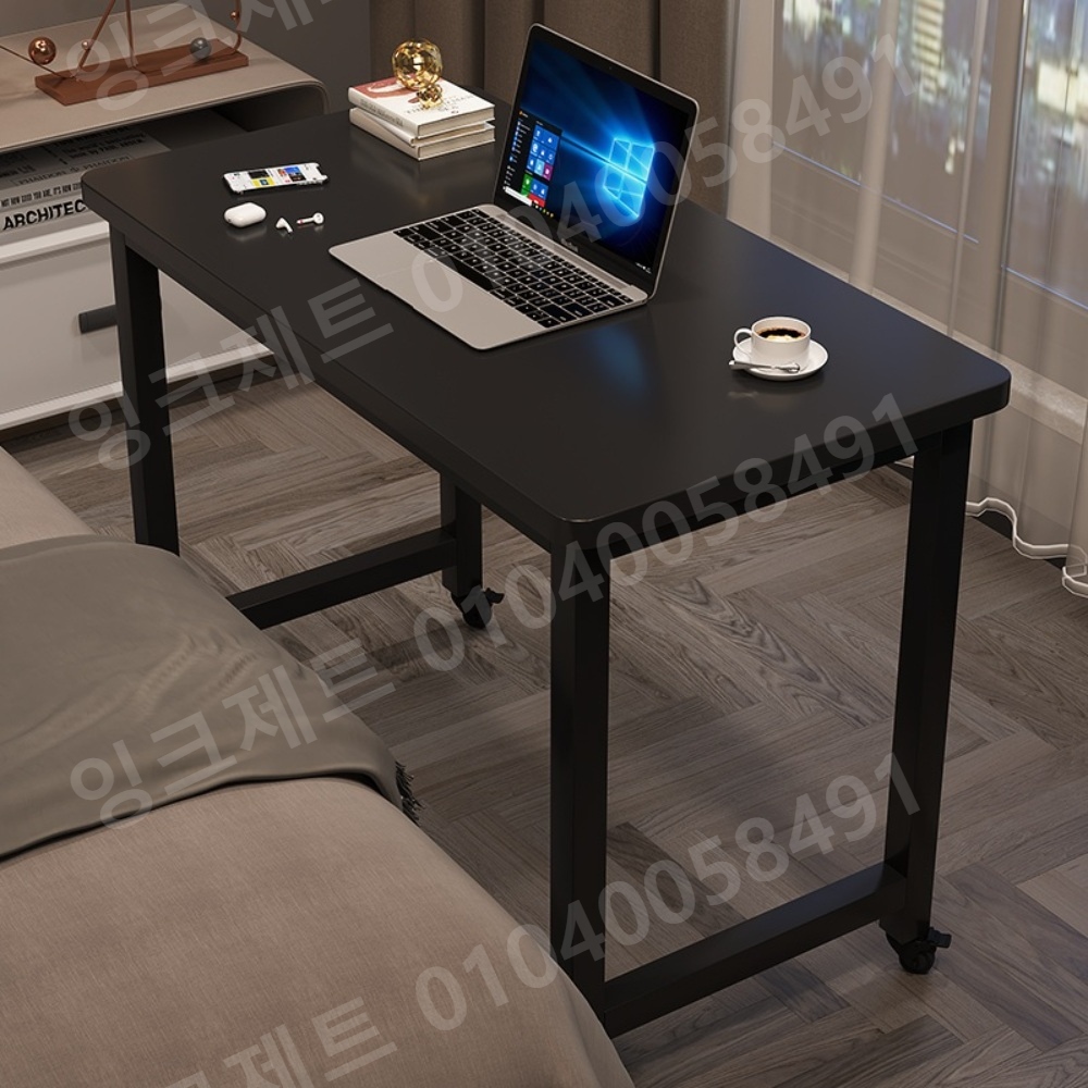 바퀴달린 책상 멀티 테이블 보조 공부상 화이트 컴퓨터 - 상세 이미지 5