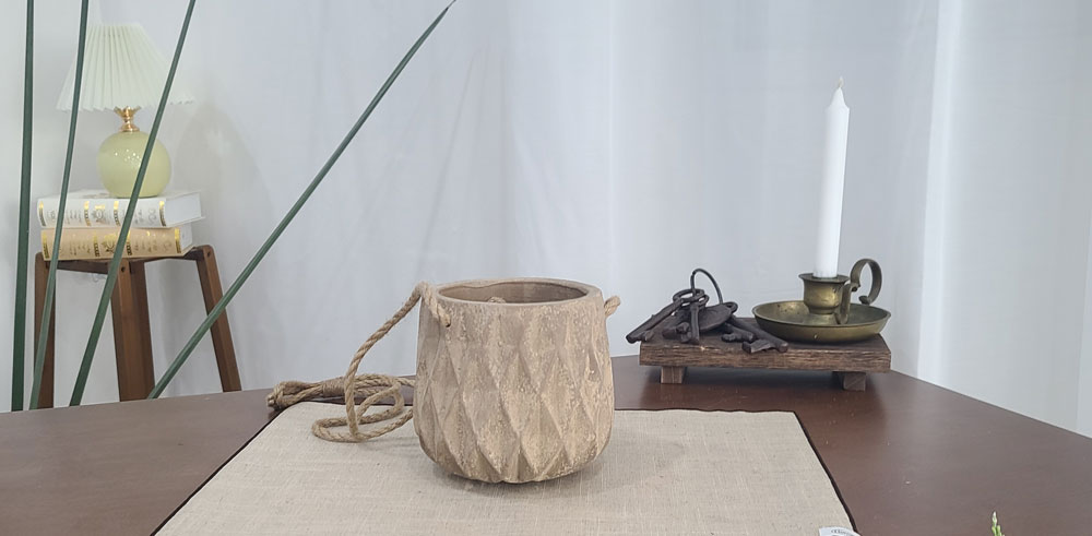 테라원 빈티지 아쿠아 토분 HN30408 10x14cm 행잉 이미지 6