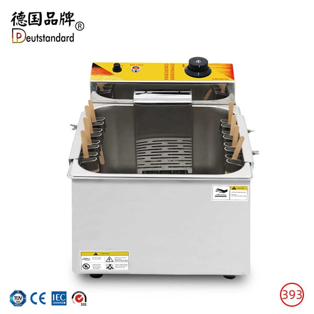핫도그 튀김기계 핫바 꼬치 프라이 오뎅통 회오리감자 가스형 깊이 25cm 21L - 상세 이미지 3