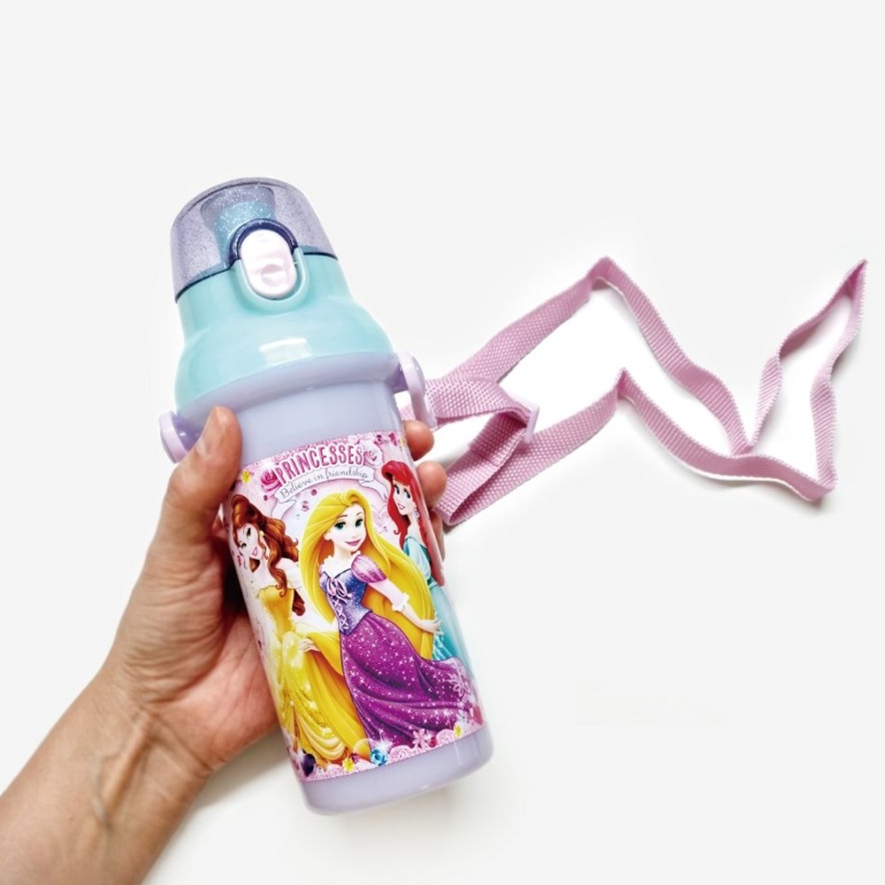 디즈니 프린세스 원터치 어린이 물통 480ml 유치원 어린이집 초등학생 물병 - 메인 이미지