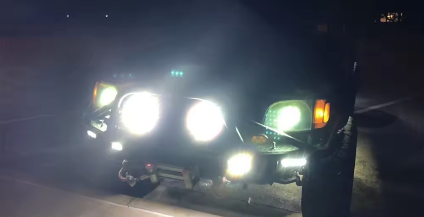 160W LED 레이저 써치라이트 작업등 선박용 선박 차량 써치 DC 12V 24V - 상세 이미지 3