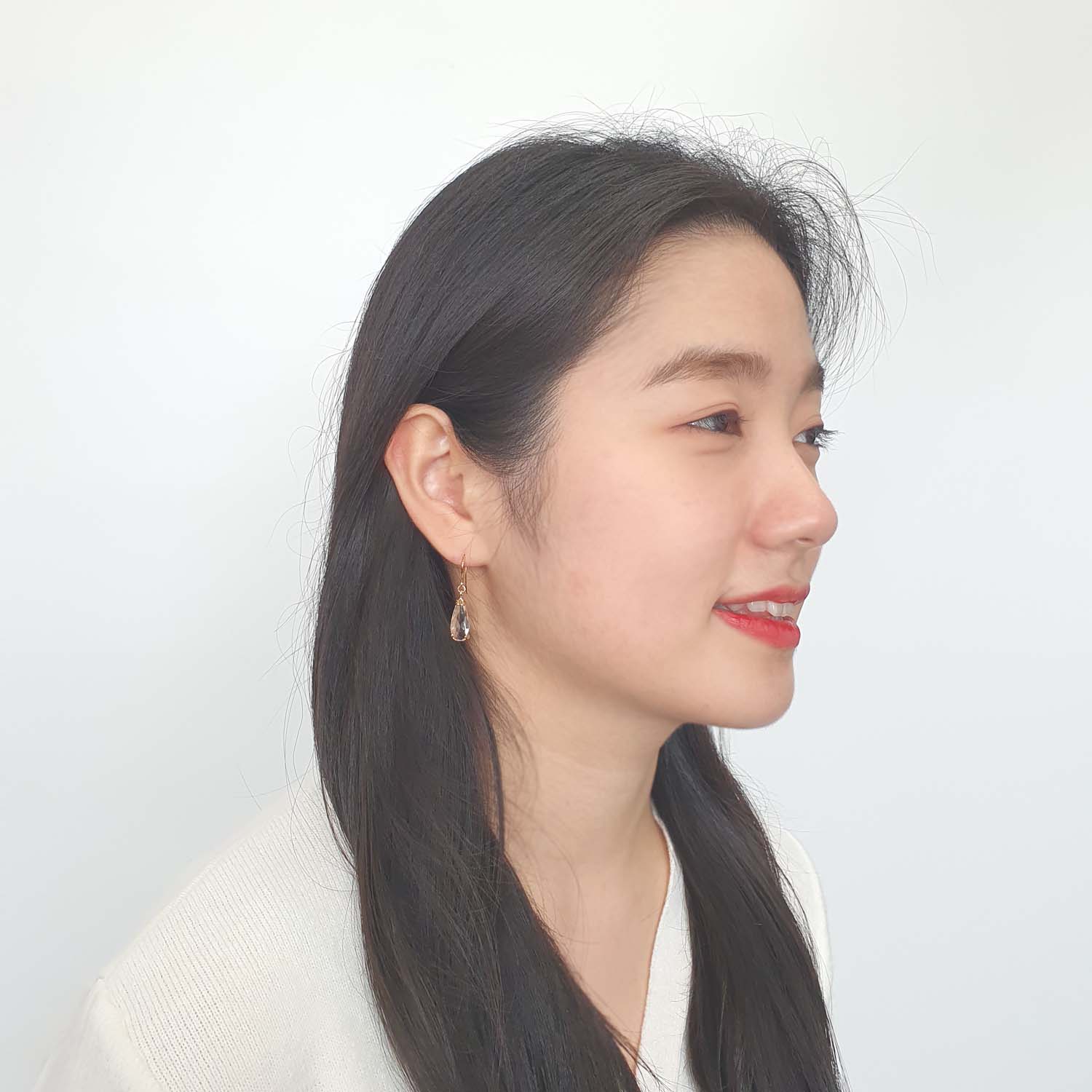 야랑쥬얼리 Crystal 드롭 훅 귀걸이 이미지 6