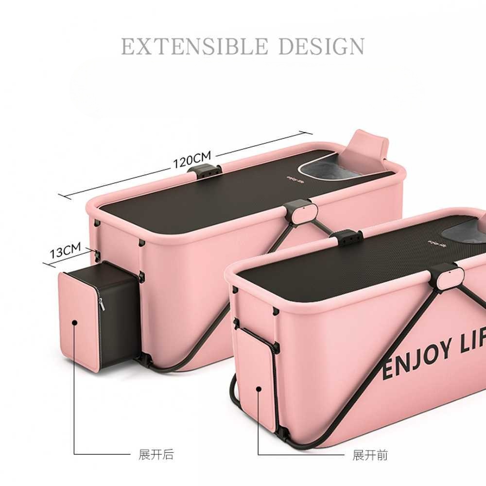 접이식 목욕통 이동식 반신욕조 목욕통 성인 사우나 욕조 가정용 - 상세 이미지 4