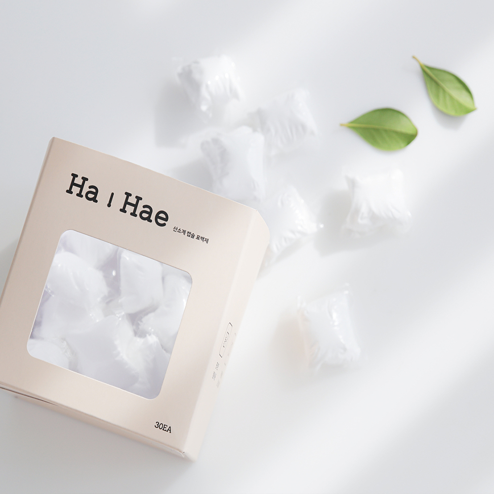 하해(HaHae) 살균 캡슐표백제 산소계 과탄산소다 흰옷빨래 얼룩제거 30개입, 2개 이미지 4