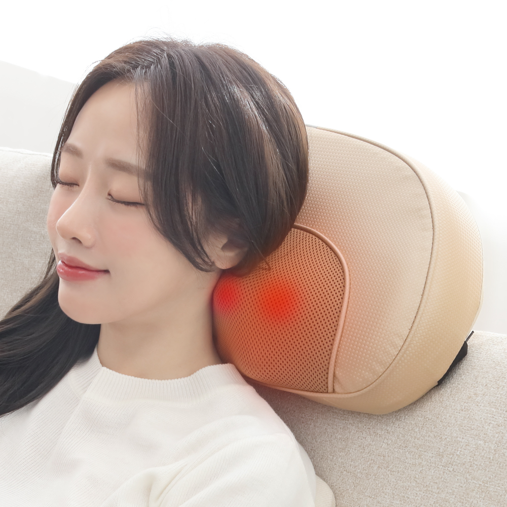 목베개 쿠션 마사지기 안마기 MD-8600 버블쿠션 골드 - 상품 이미지