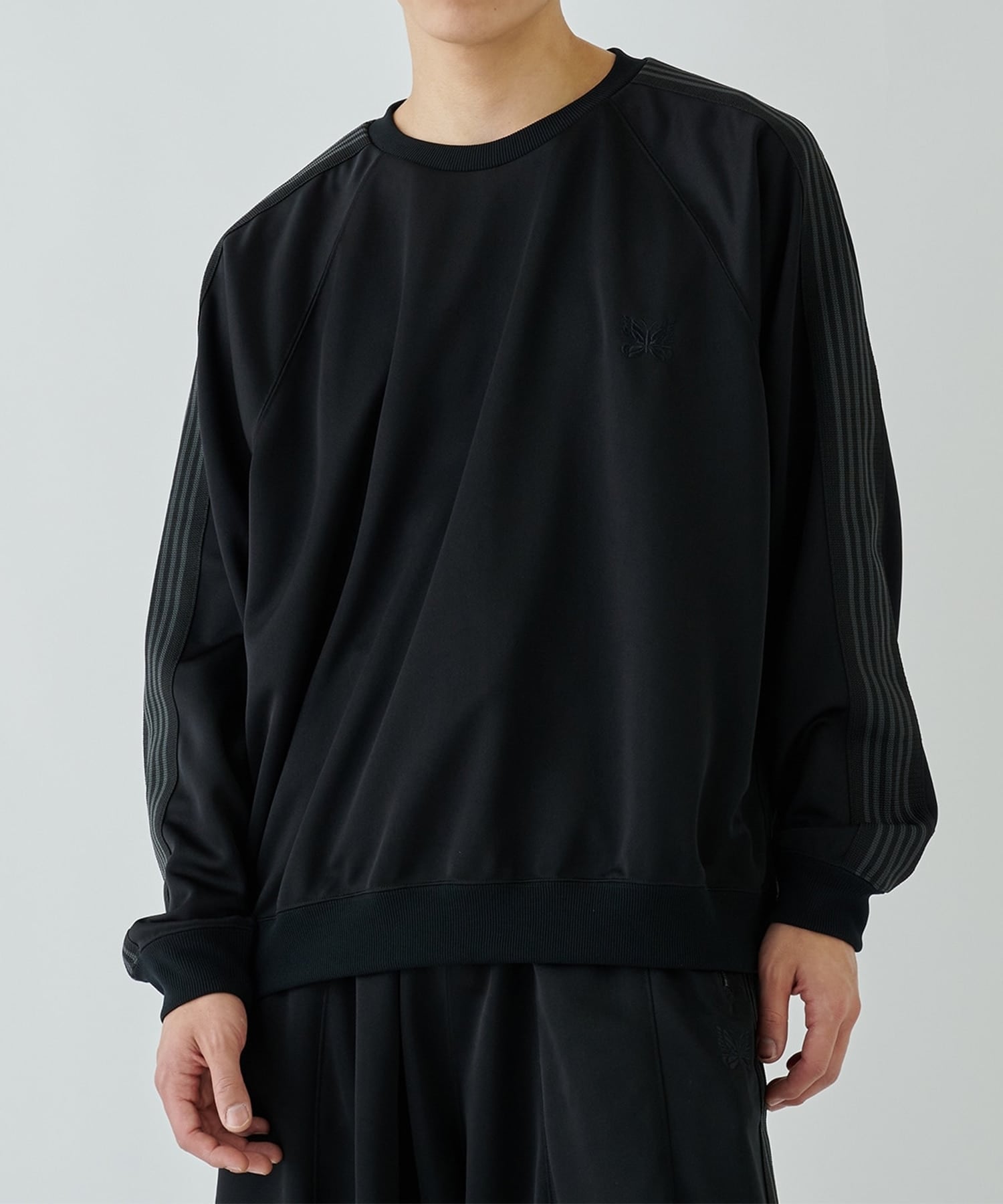 NEEDLES 니들스 × STUDIOUS 별주 트랙 L/S 크루넥 티셔츠 24SS - 상세 이미지 2