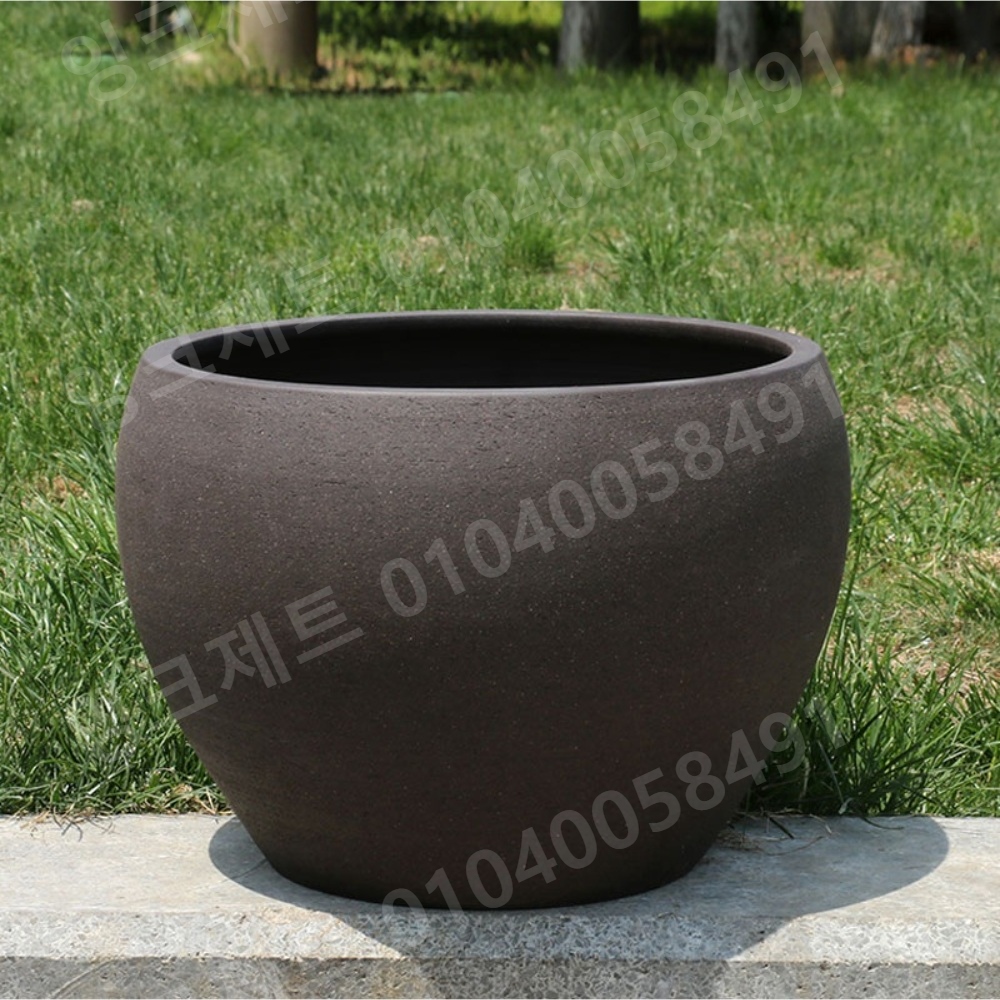 원형토분 세라믹 식물 다육이 수제 도자기 도기 - 상세 이미지 2