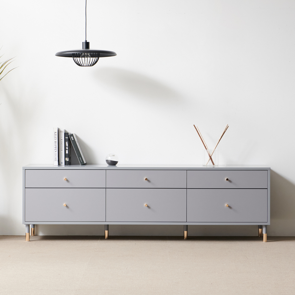 보네드 리브 시크릿 수납 서랍 장식장 TV다이 진열장 티비 거실장 1800