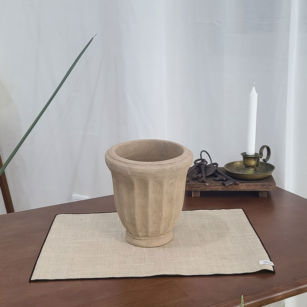 테라원 빈티지 아쿠아 토분 HN30409 14x20cm 롱플리츠 - 상세 이미지 5
