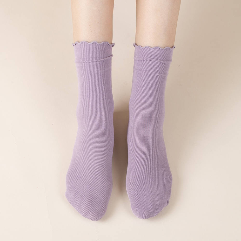 면 무압박 양말 무지 골지 긴목 장목 스타킹양말 시스루 레이스 흰 임산부