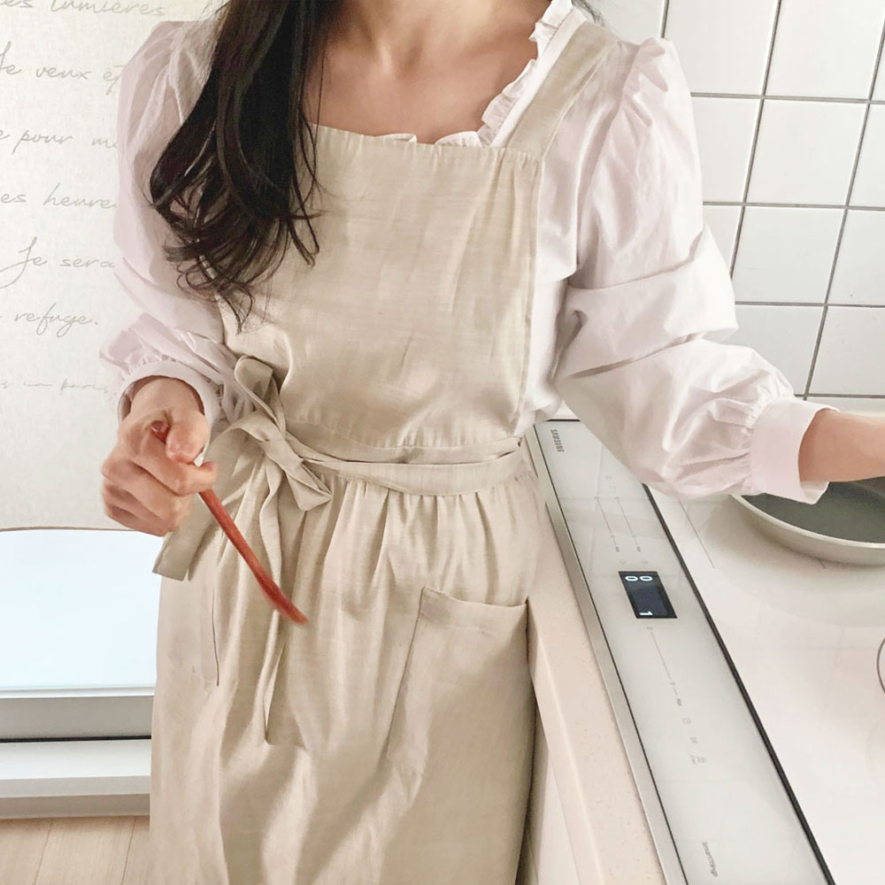 아미앙스 전자파 차단 앞치마 구리 섬유 원단 에이프런 임산부 선물 - 상세 이미지 3