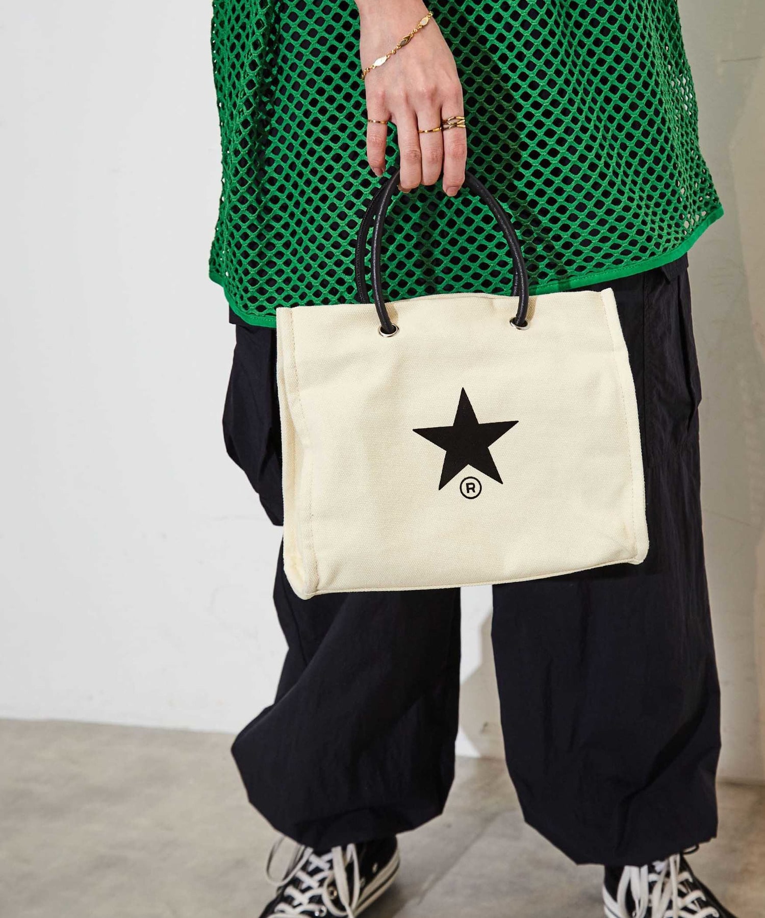 컨버스 도쿄 Converse SHOPPER BAG 캔버스 쇼퍼백 가방 CANVAS - 상세 이미지 2
